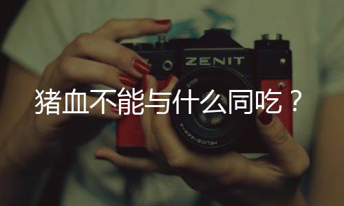 猪血不能与什么同吃?