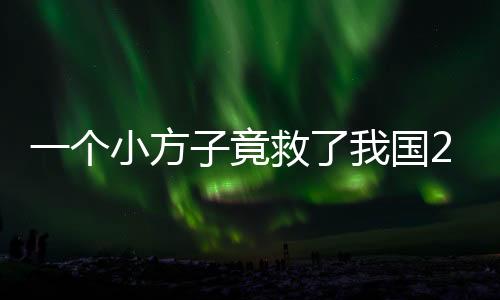 一个小方子竟救了我国2亿多人民