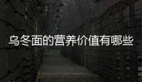 乌冬面的营养价值有哪些