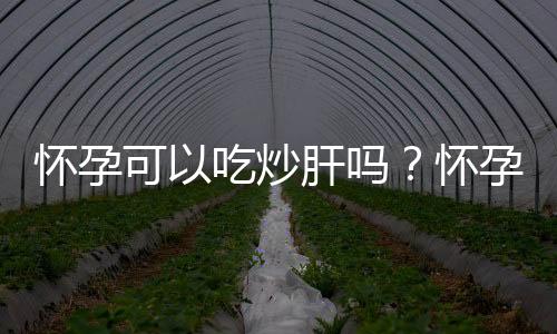 怀孕可以吃炒肝吗?怀孕吃什么比较好
