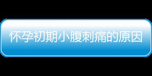 怀孕初期小腹刺痛的原因是什么