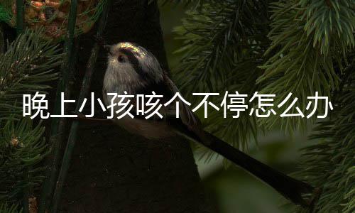 晚上小孩咳个不停怎么办