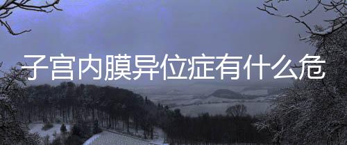 子宫内膜异位症有什么危害