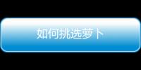 如何挑选萝卜