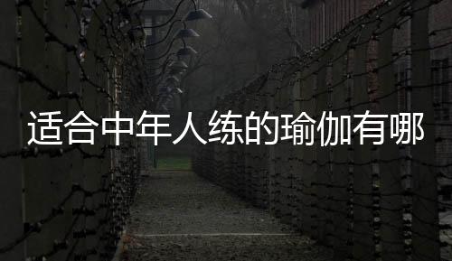 适合中年人练的瑜伽有哪些？
