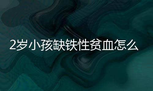 2岁小孩缺铁性贫血怎么办？